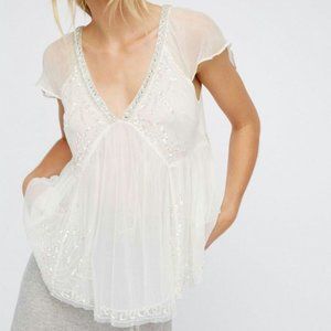Free people embellished top